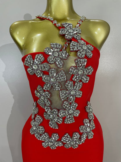 Anita Bodycon Bandage Maxi Dress
