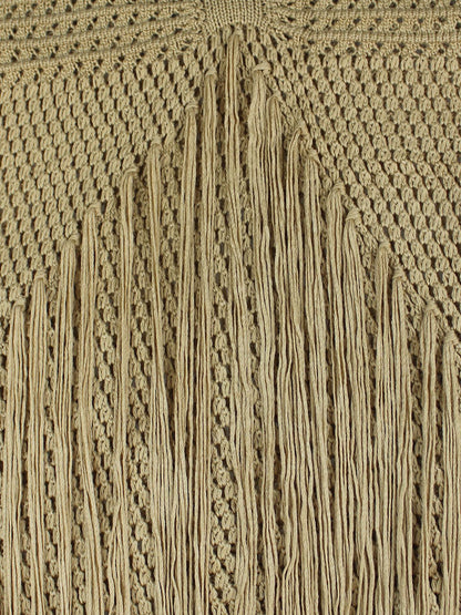Tesha Crochet Fringe Maxi Dress