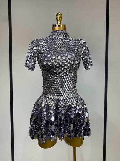 Life Of The Party Sequins Dress