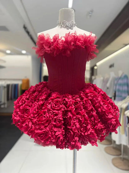 Princessa Floral Vorset Mini Dress