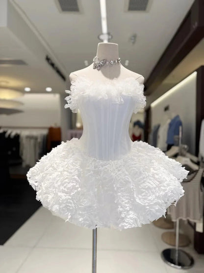 Princessa Floral Vorset Mini Dress