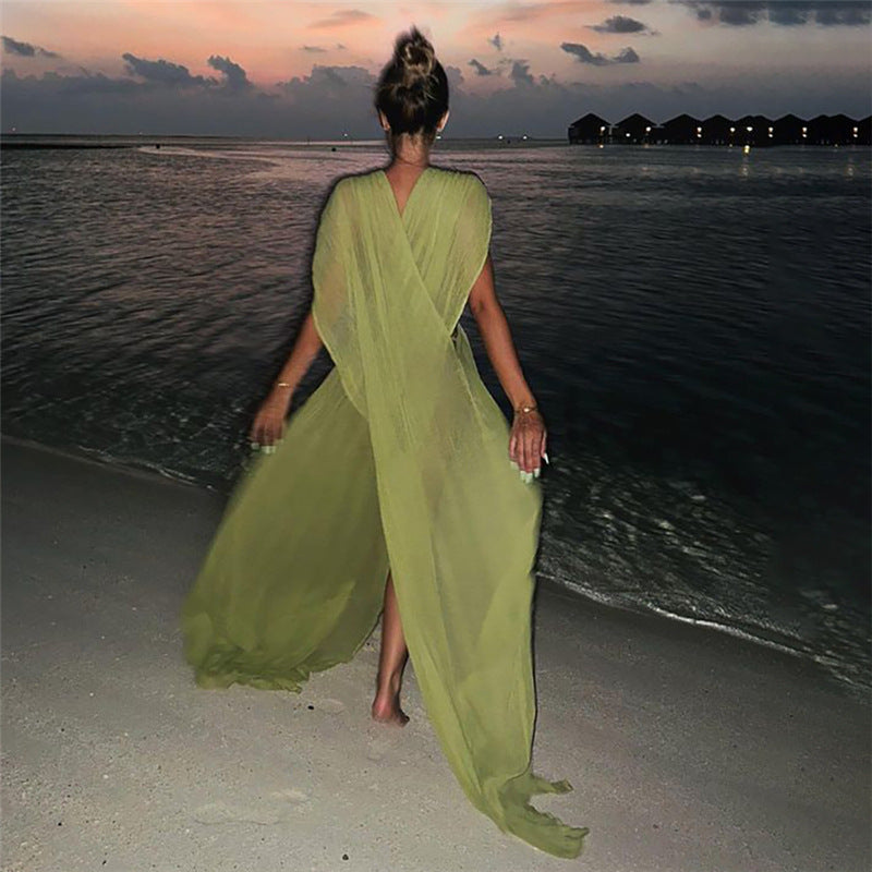Tulum Sheer Maxi Dress