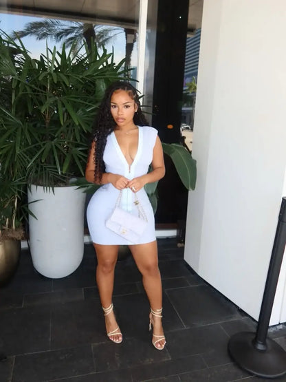Roberta Bandage Mini Dress
