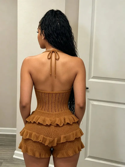 Coquette Crochet Romper