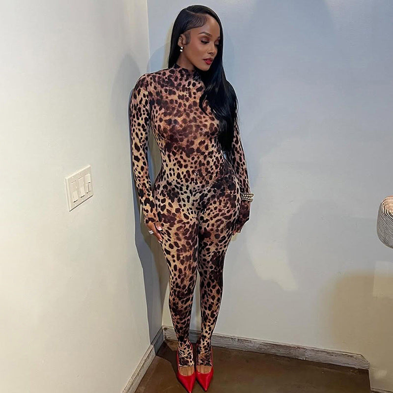 Gizel Leopard Jumpsuit