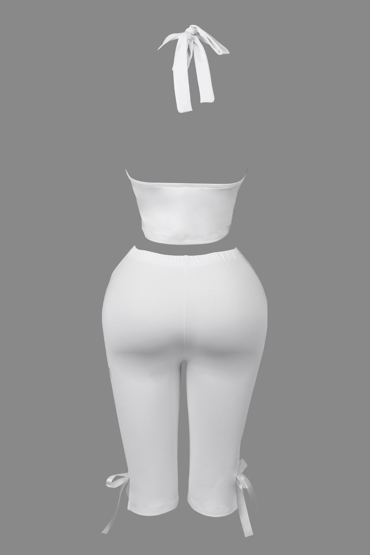 Bow Tie Capri Pants Set