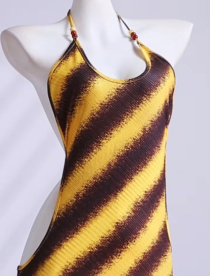 Cross Backless Dress