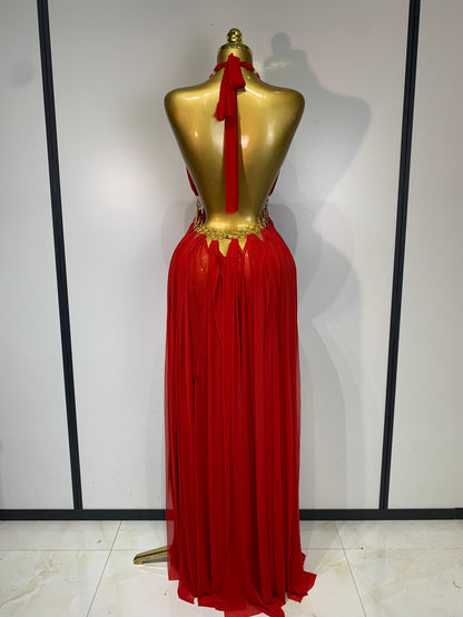 Celena Backless Maxi Dress