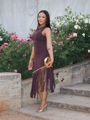 Marline Tassel Midi Dress