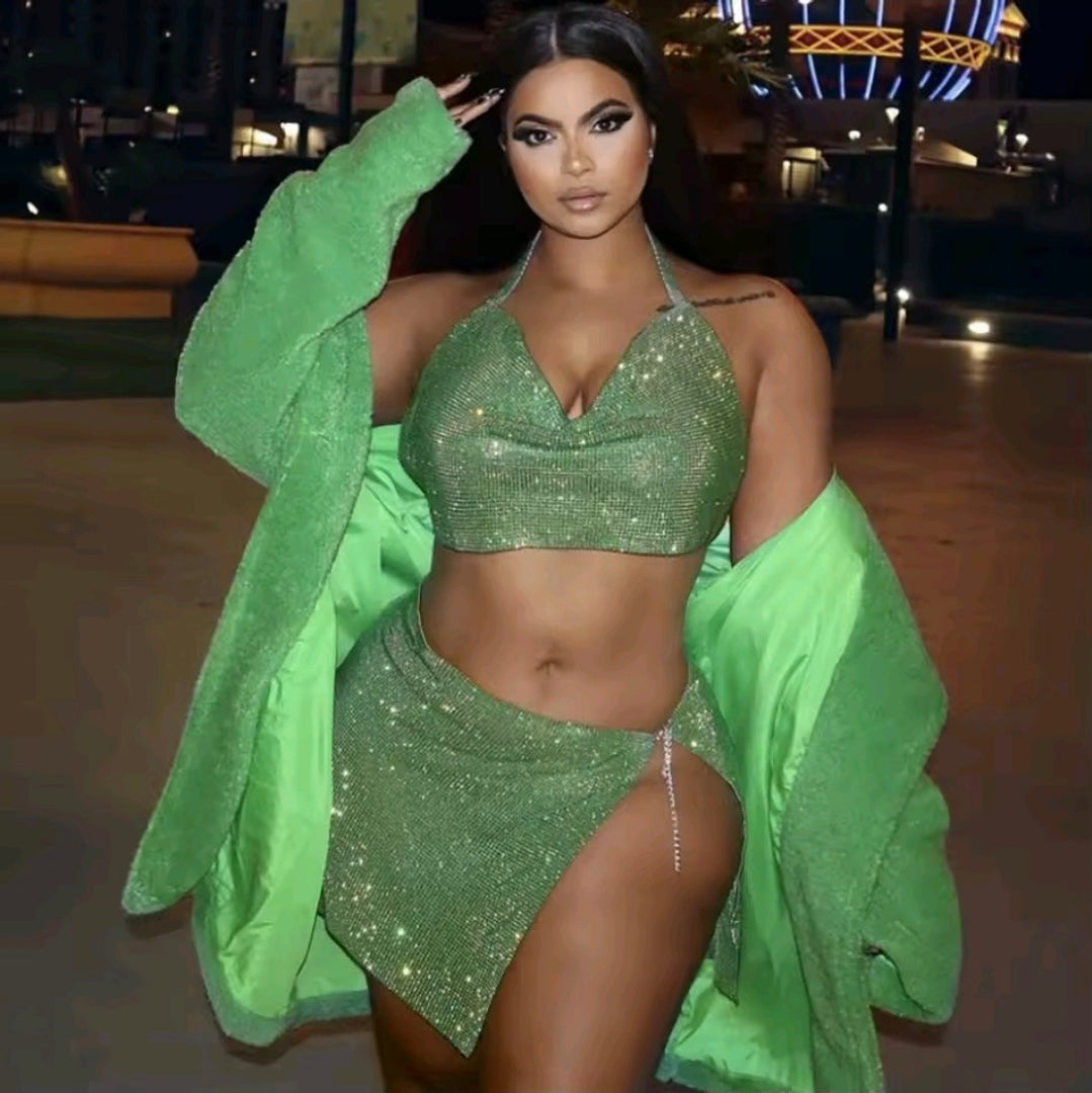 Diamond Skirt Set