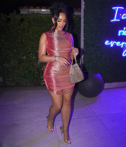 Taja Tassel Bandage Mini Dress