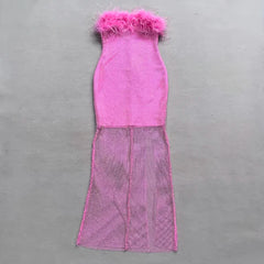 Mariana Feather Bandage Dress