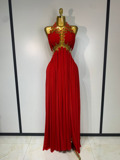 Celena Backless Maxi Dress
