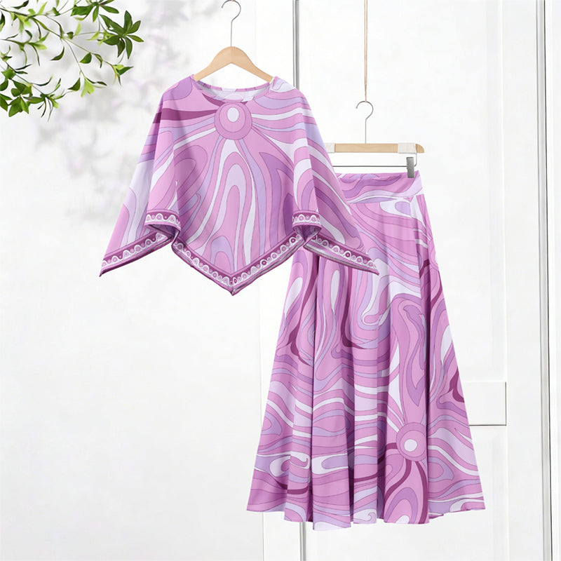 Ensemble jupe longue vintage