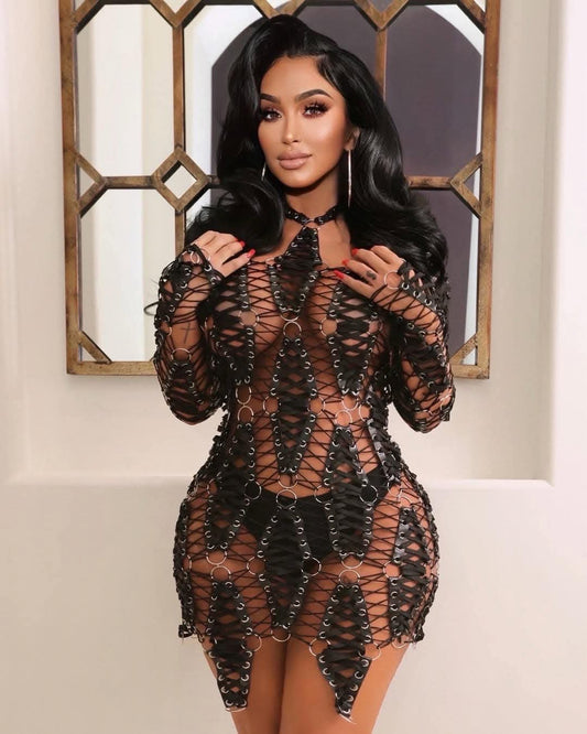 Metal Mini Dress