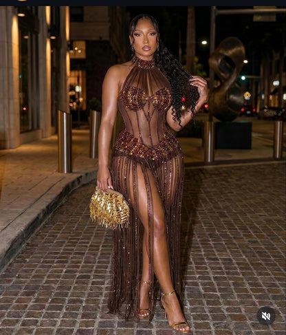 Norly Bodysuit Maxi Dress