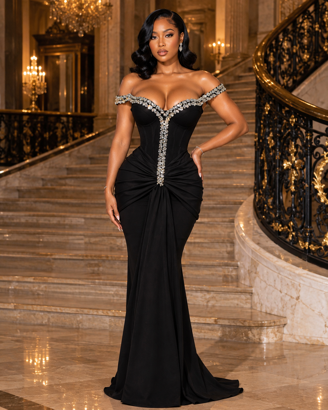 Mellie Bandage Maxi Dress