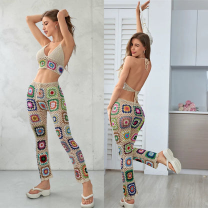 Geelee Crochet Pants Set