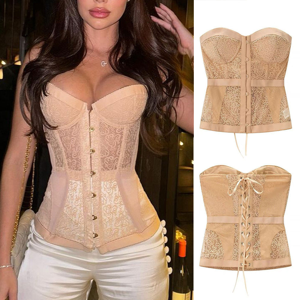 Waist-Cinching Corset Top