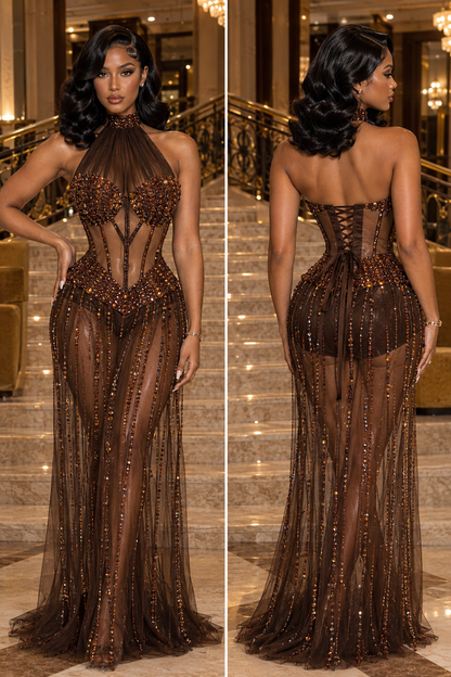 Norly Bodysuit Maxi Dress