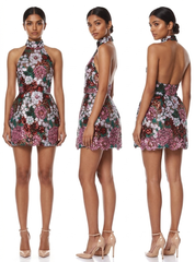 Sequined Cocktail Party Dress