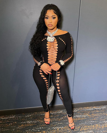 Karin Mesh Jumpsuit