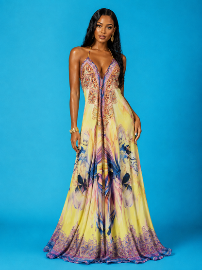 Tropical Maxi Dress