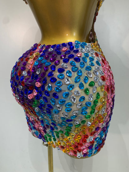 Mini-robe Amleia ornée de strass