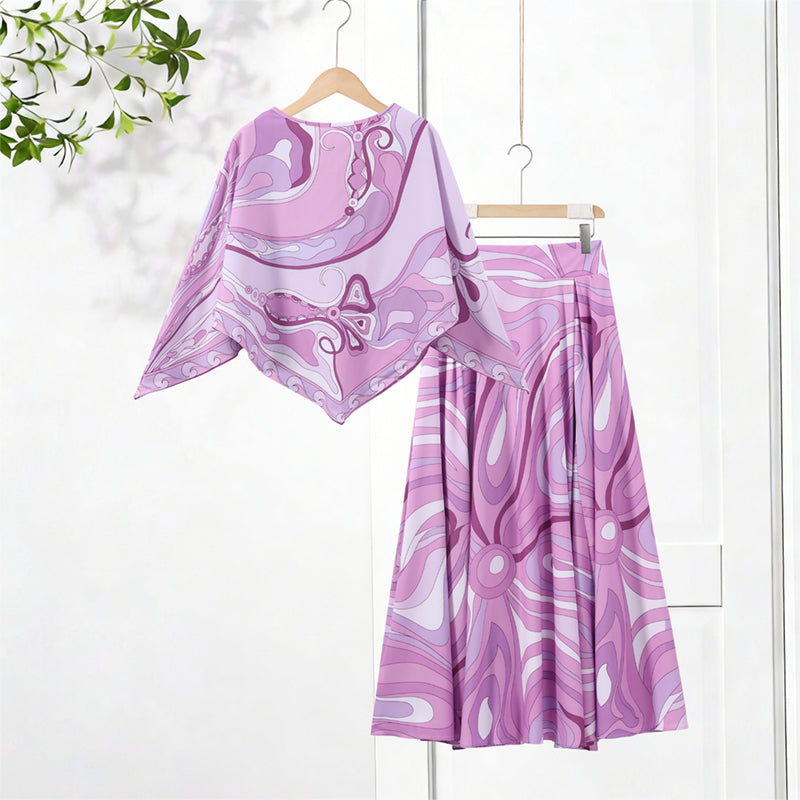 Ensemble jupe longue vintage