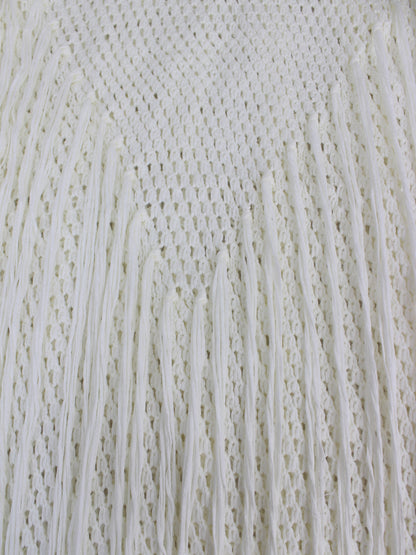 Tesha Crochet Fringe Maxi Dress