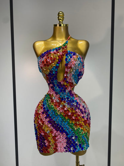 Mini-robe Amleia ornée de strass