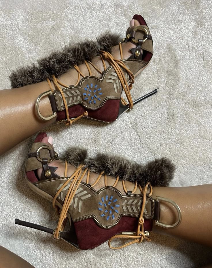 Vintage Fur Heels