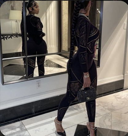 Carolyn Mesh Jumpsuit