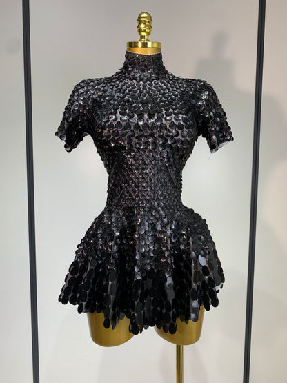 Robe à Sequins "Reine de Soirée"