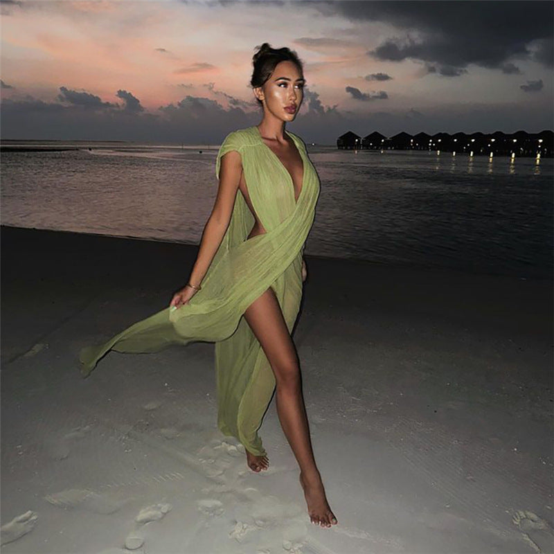 Tulum Sheer Maxi Dress