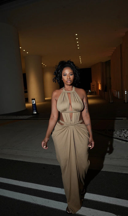 Katrina Cut-Out Maxi Dress