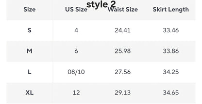 She Plaid High Waist Skirt