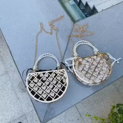 Luxury Pearl Clutch Bag